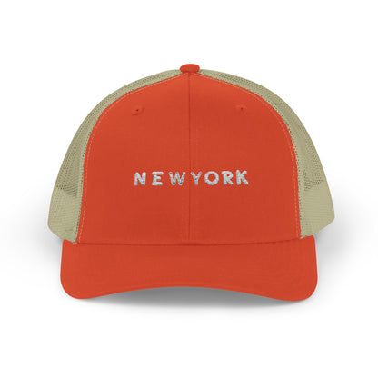 Stylish New York Snapback Trucker Cap, Casual Headwear, Outdoor Adventures, Gift for Friends, Summer Festivals, Trendy Accessory