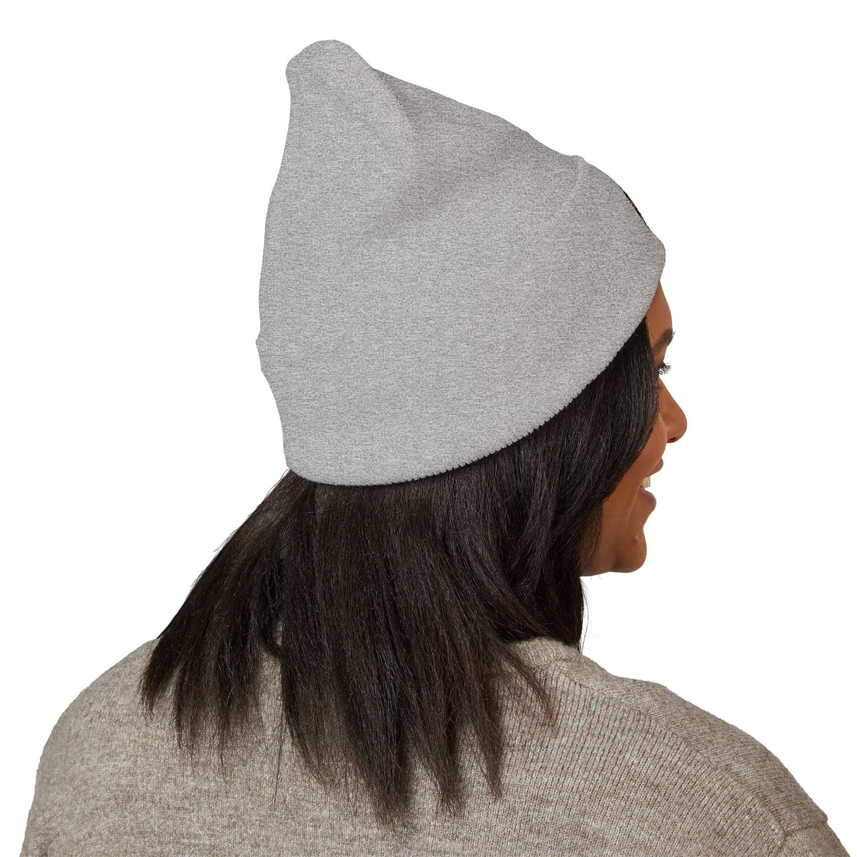 Cozy Embroidered Cuffed Beanie - Winter Warmth &amp; Style