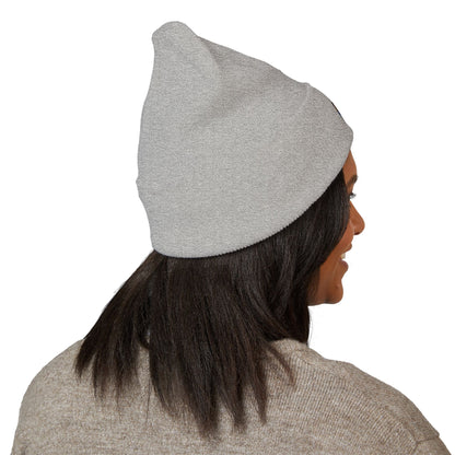 Cozy Embroidered Cuffed Beanie - Winter Warmth &amp; Style