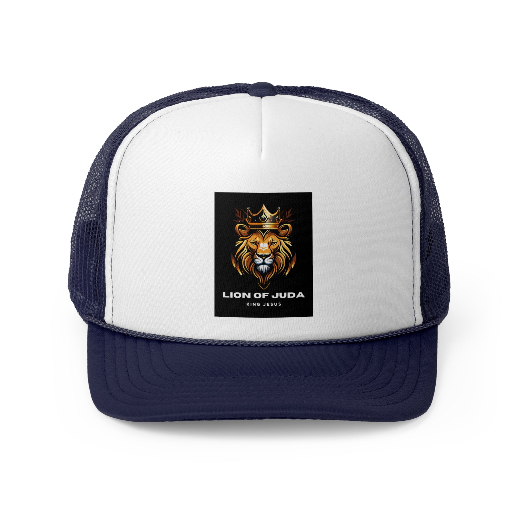Lion of Judah Trucker Cap – Christian Snapback Hat for Men &amp; Women