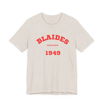 Unisex Graphic Tee - Eco-Friendly Unisex Jersey T-Shirt - Comfortable Casual Wear Tee - Blaides 1949 Printed Tee - Gift