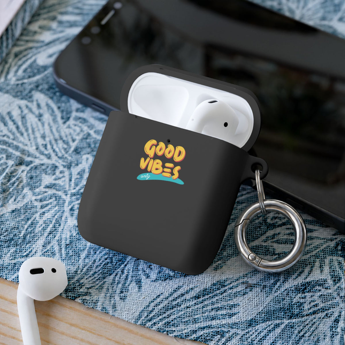 Good Vibes AirPods Case — Fun Surf Graphic AirPods &amp; AirPods Pro Cover