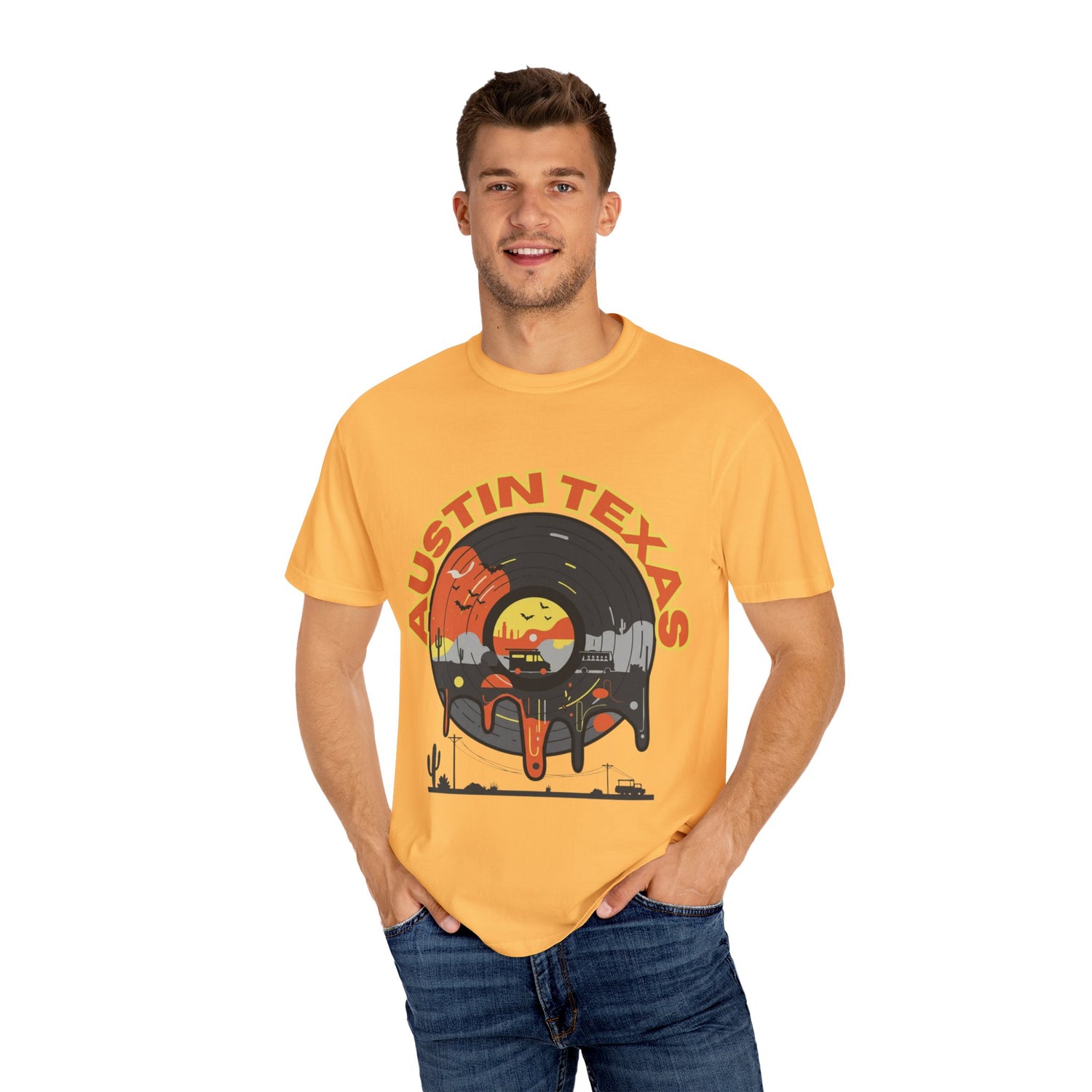 Austin Texas Graphic T-Shirt - Vintage Vibe, Comfort Wear, Texas Pride, Unisex Fashion, Perfect Gift, Summer Style