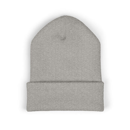 Cozy Embroidered Cuffed Beanie - Winter Warmth &amp; Style