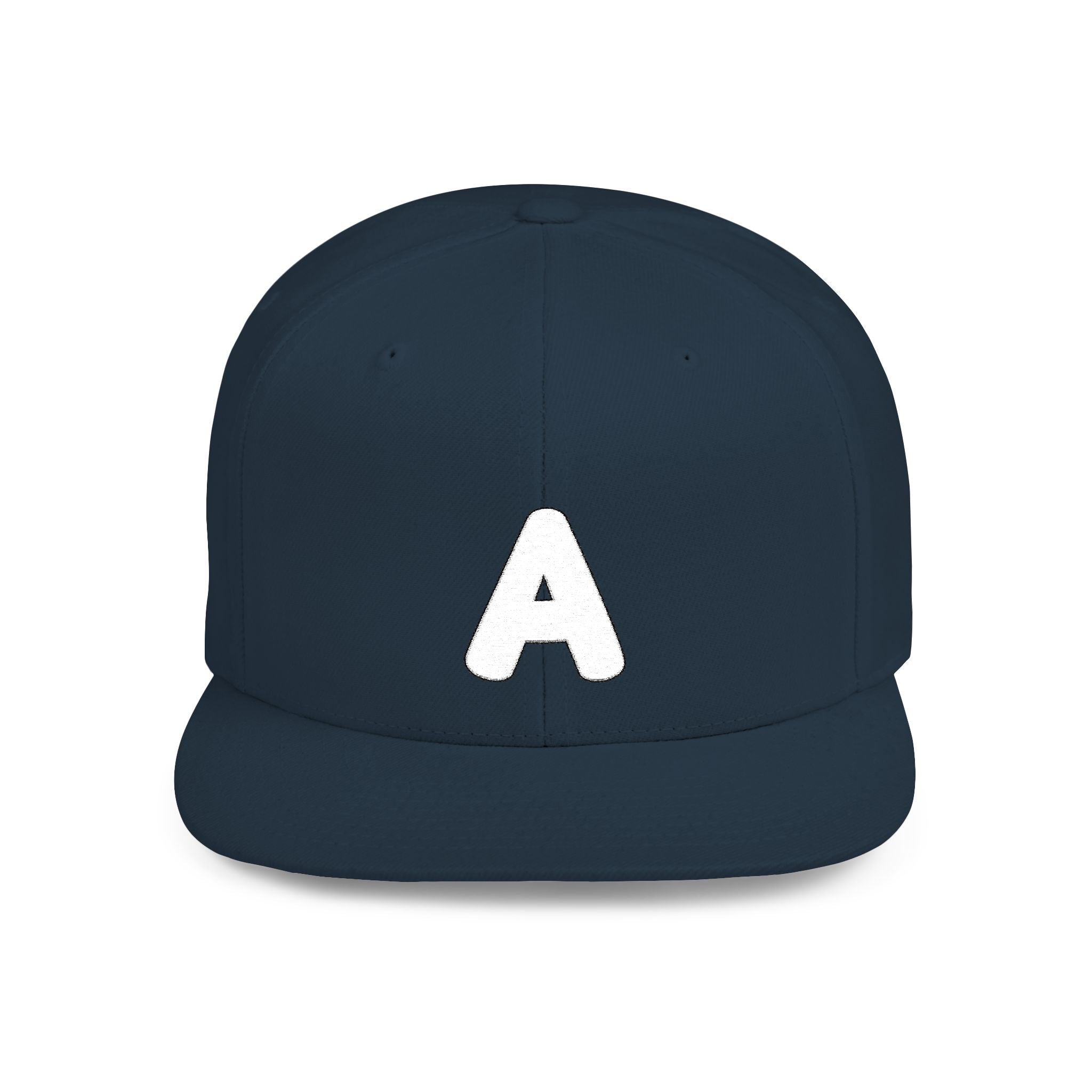 Flat Bill Snapback Hat — Classic Flat-Brim Baseball Cap