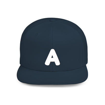 Flat Bill Snapback Hat — Classic Flat-Brim Baseball Cap