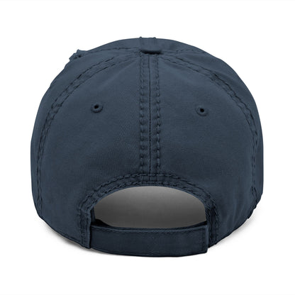 Distressed Dad Hat - I ❤️ NY Embroidery - Casual Fashion for Urban Explorers