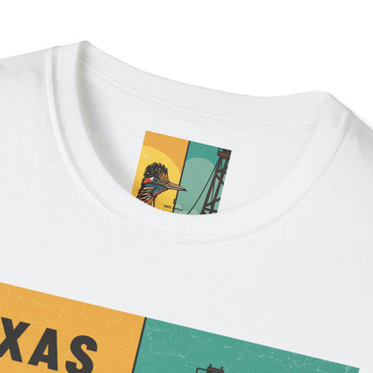 Vintage Texas Graphic Unisex T-Shirt - Retro Rattlesnake Design