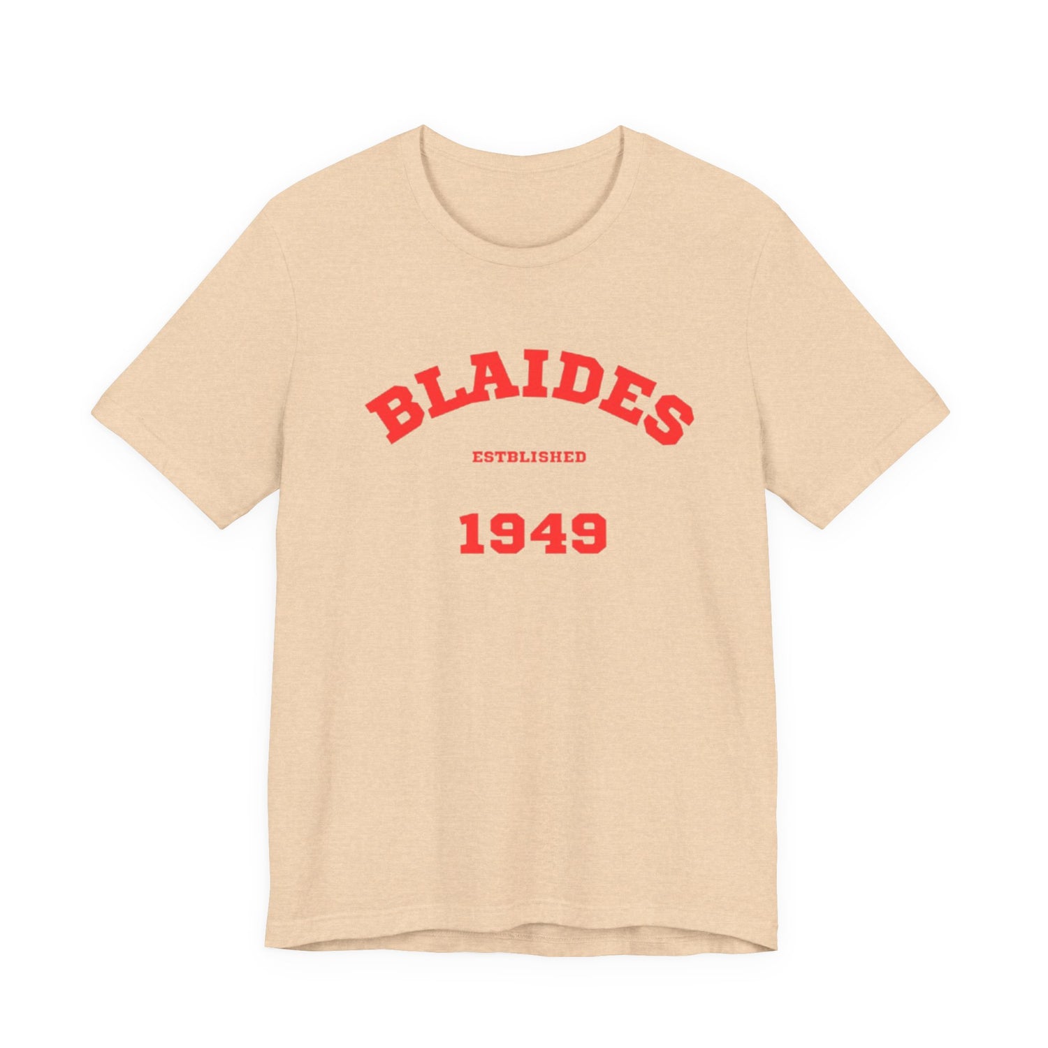 Unisex Graphic Tee - Eco-Friendly Unisex Jersey T-Shirt - Comfortable Casual Wear Tee - Blaides 1949 Printed Tee - Gift