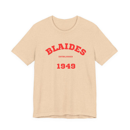 Unisex Graphic Tee - Eco-Friendly Unisex Jersey T-Shirt - Comfortable Casual Wear Tee - Blaides 1949 Printed Tee - Gift