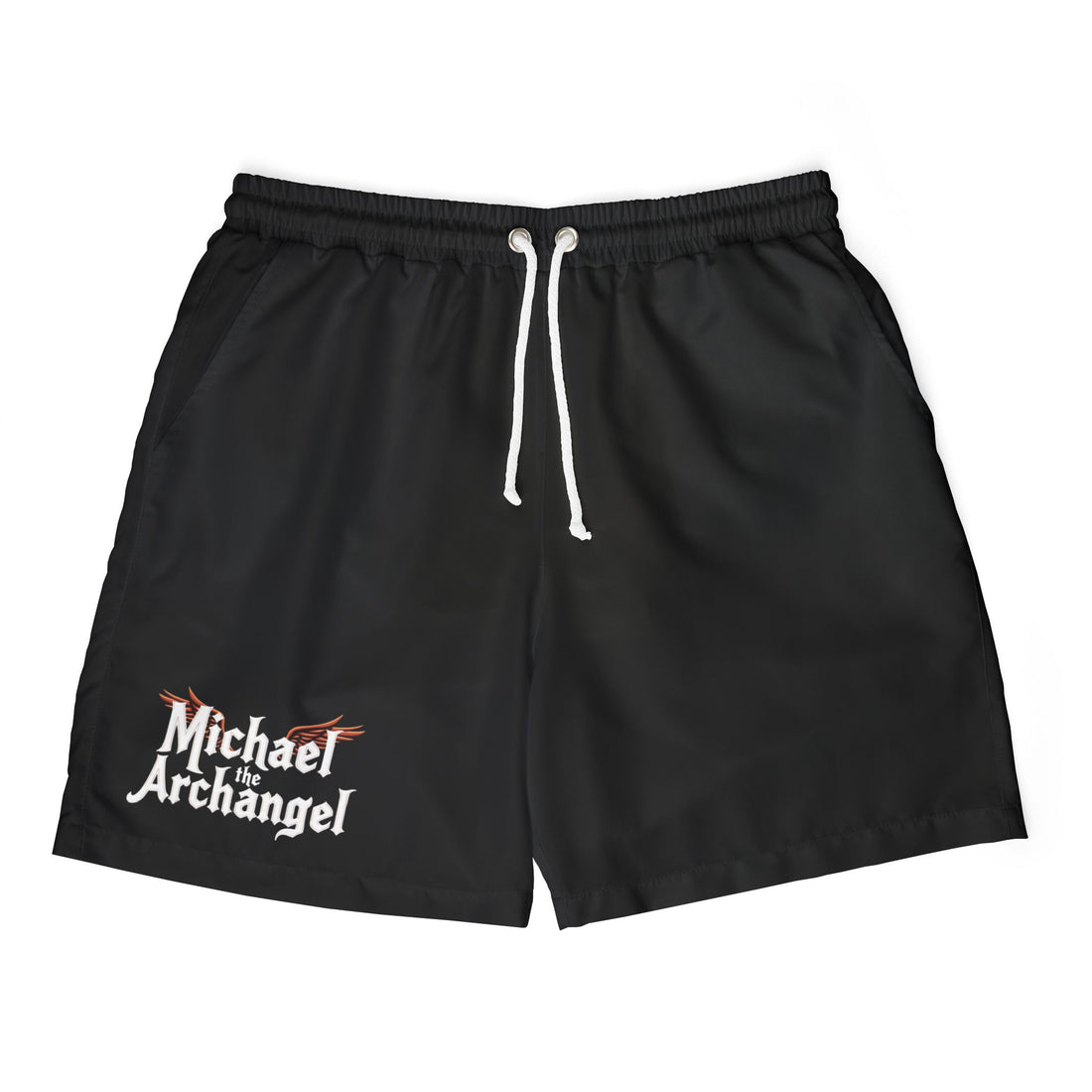 Stylish Unisex Swim Shorts with Archangel Design - Perfect for Summer Beach Days