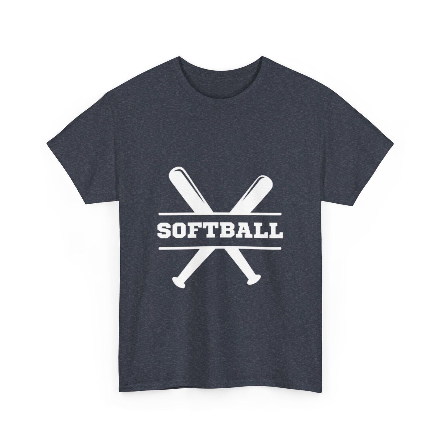 Unisex Heavy Cotton Tee - Softball Printed T-Shirt