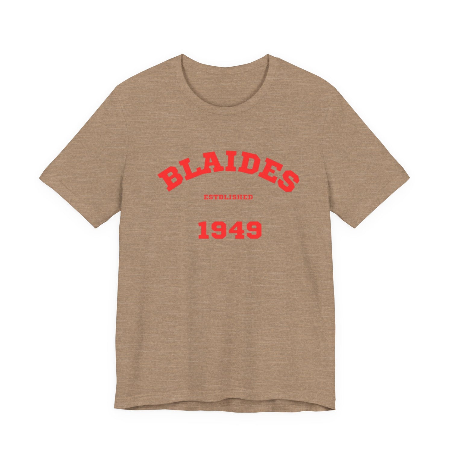 Unisex Graphic Tee - Eco-Friendly Unisex Jersey T-Shirt - Comfortable Casual Wear Tee - Blaides 1949 Printed Tee - Gift