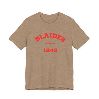 Unisex Graphic Tee - Eco-Friendly Unisex Jersey T-Shirt - Comfortable Casual Wear Tee - Blaides 1949 Printed Tee - Gift