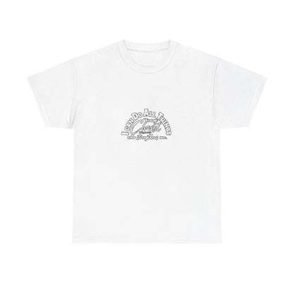 Motivational Unisex Heavy Cotton Tee - &quot;I Can Do All Things&quot;