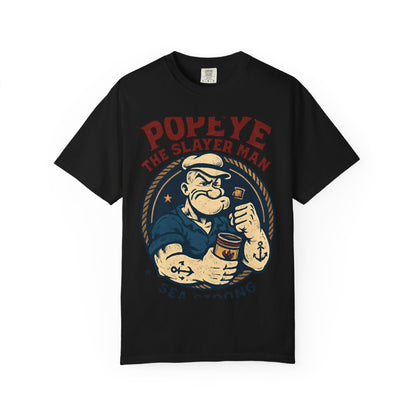 Popeye The Slayer Man graphic T-Shirt | Vintage Sailor Illustration