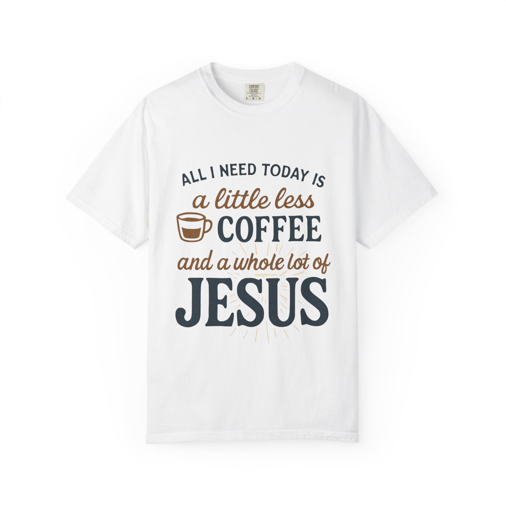 Coffee and Jesus Unisex T-Shirt, Faith-Based Gift, Relaxed Fit Tee, [...]