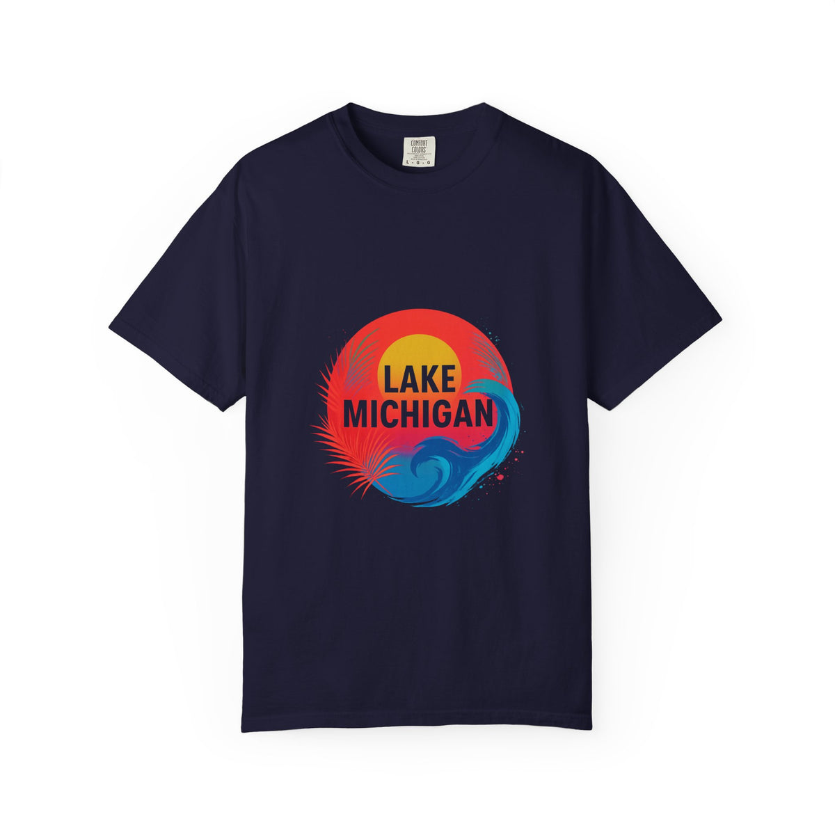 Lake Michigan Graphic T-Shirt, Unisex Summer Tee, Casual Beachwear, Great for Vacations, Lakeside Living, Gift for Travelers