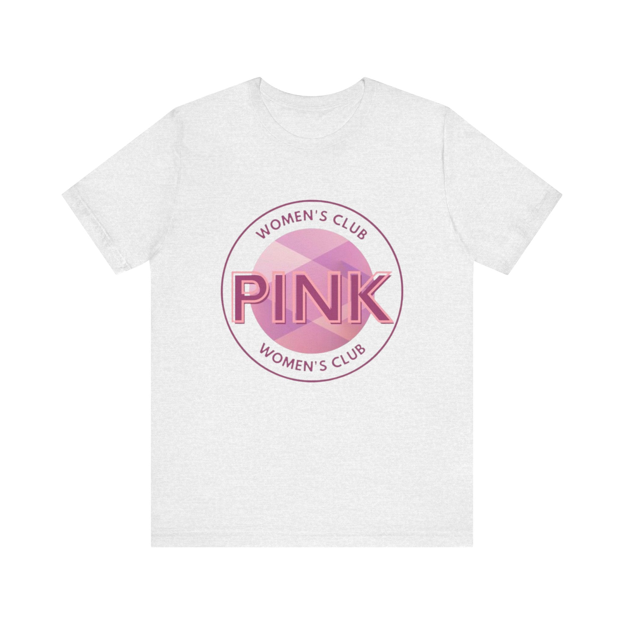 Unisex Graphic Tee - Pink Woman Club Printed Eco-Friendly Jersey 