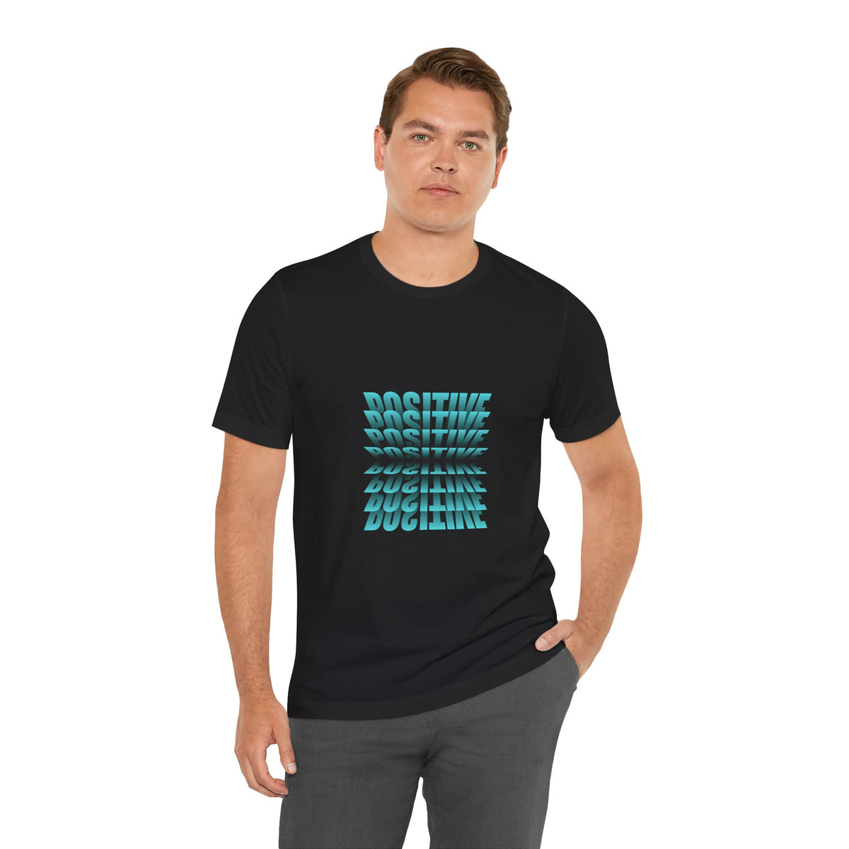 Positive Vibes Unisex Jersey Tee - Inspirational Short Sleeve T-Shirt
