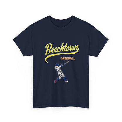 Unisex Heavy Cotton Tee - Beachtown Printed  T-Shirt - Comfortable Casual Wear Tee - Unique Graphic Tee - Gift