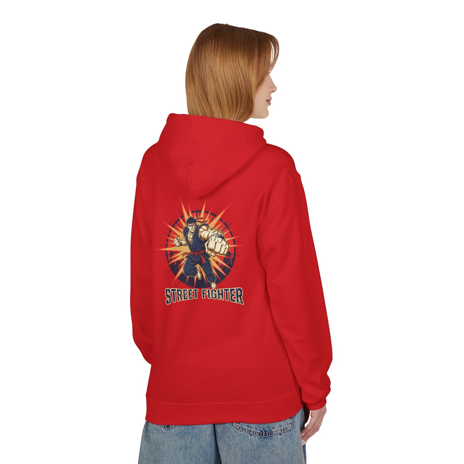 Street Fighter Fist Hoodie | Retro Arcade Fighter Design