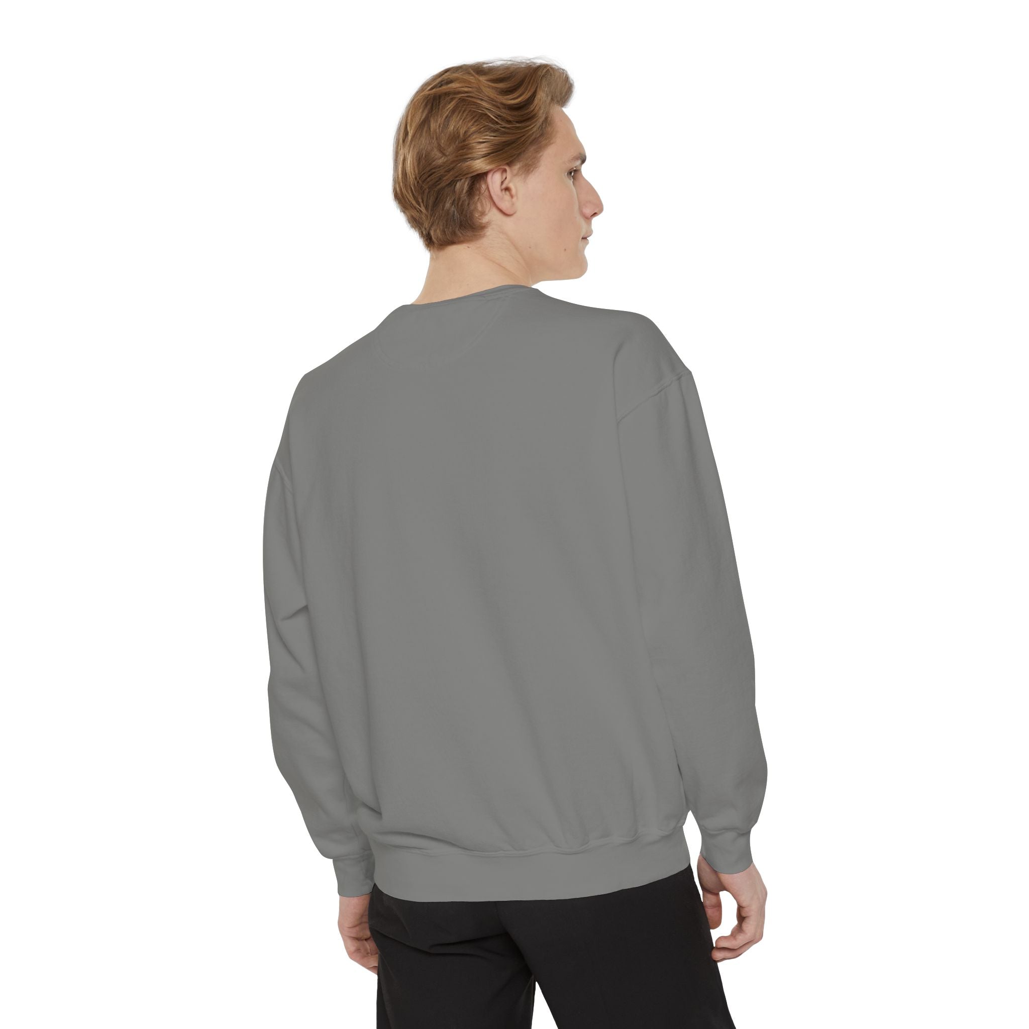 Christian Sweatshirt — “Jesus Christ No.1 Savior” Vintage Forgiven Crewneck