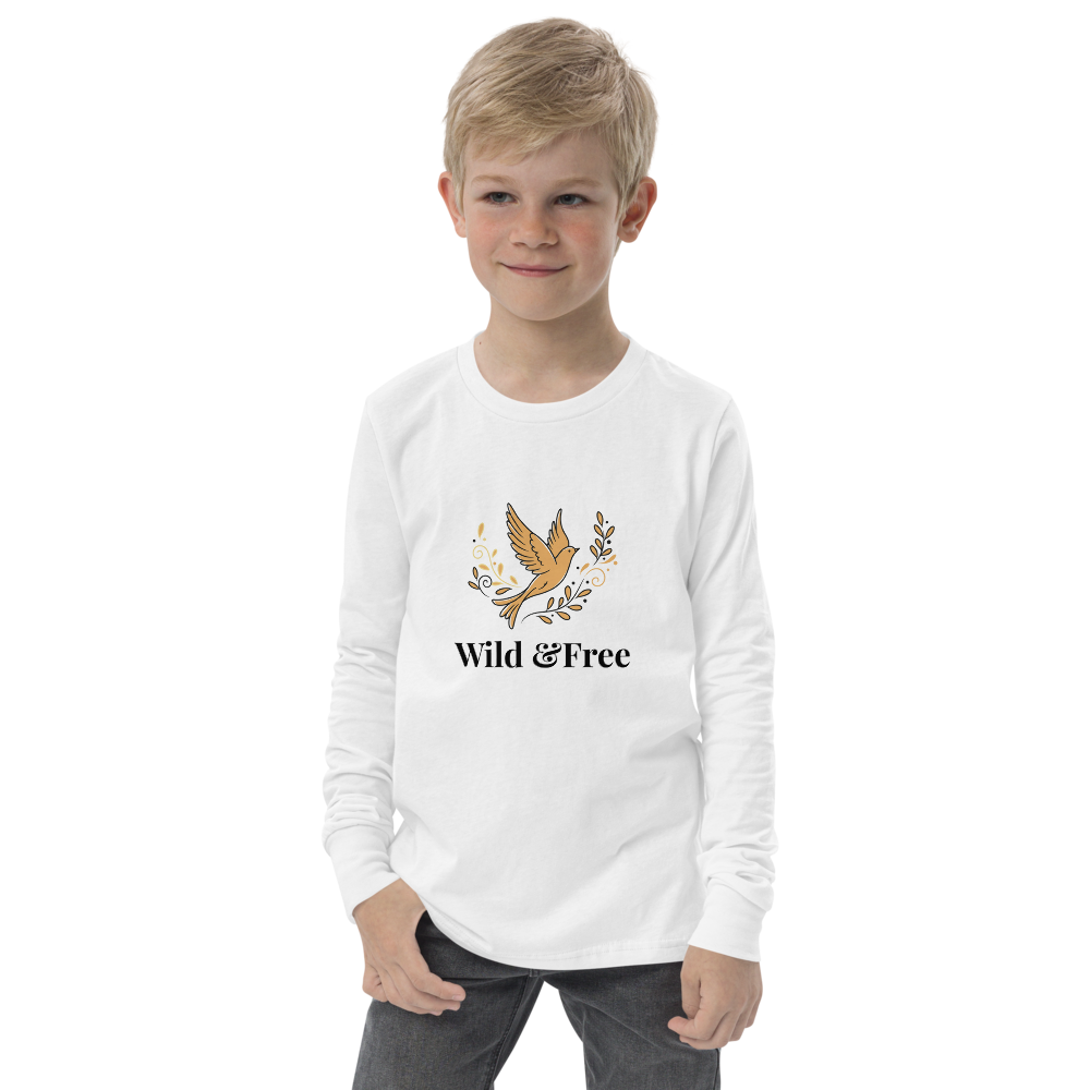 Wild &amp; Free Youth Long Sleeve Tee for unisex