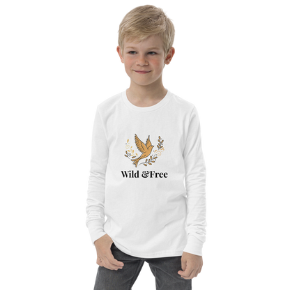 Wild &amp; Free Youth Long Sleeve Tee for unisex