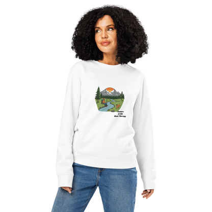Nature Therapy Unisex Crewneck Sweatshirt | Cozy Outdoor Vibes