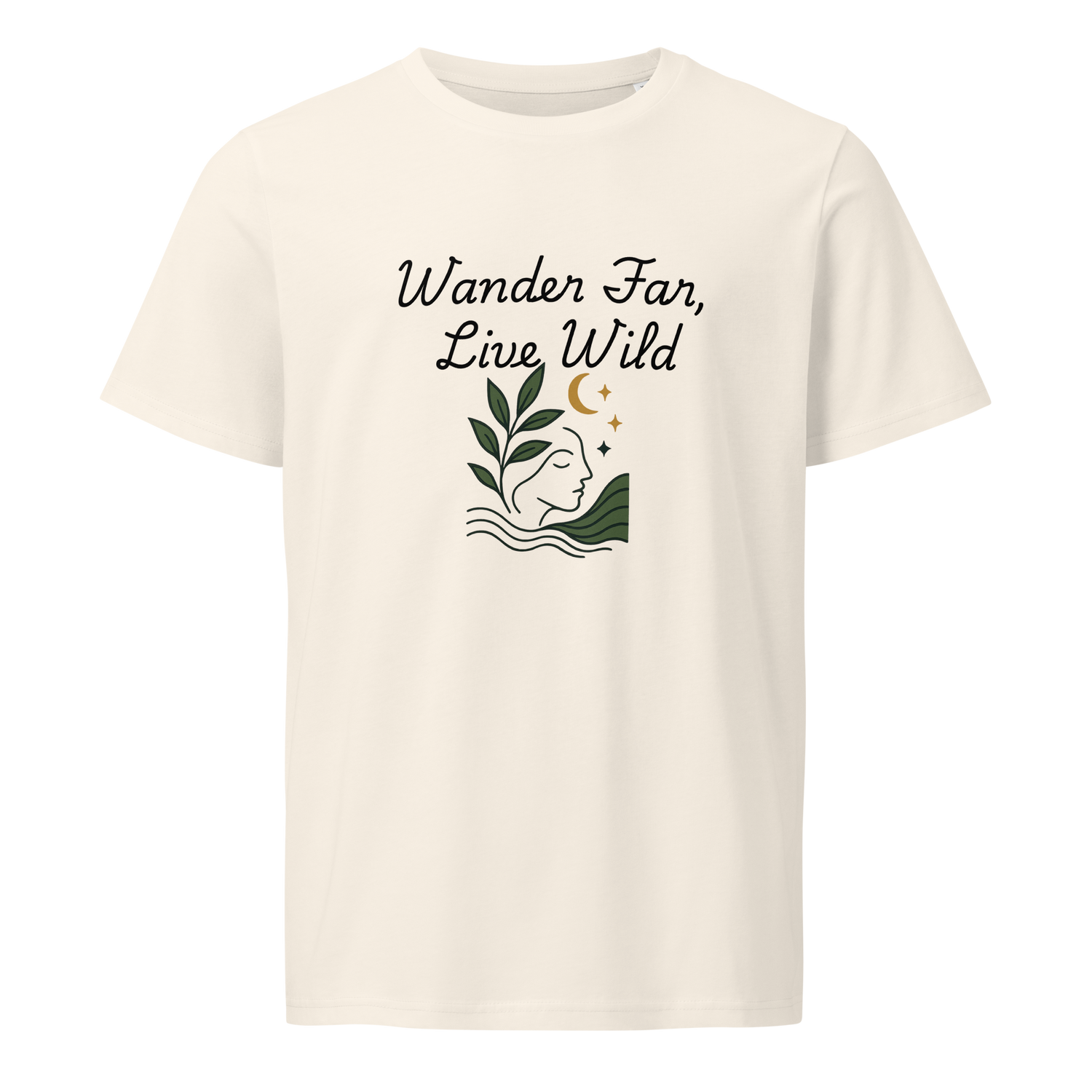 Wander Far, Live Wild T-Shirt - Comfortable Unisex Tee for Nature Lovers