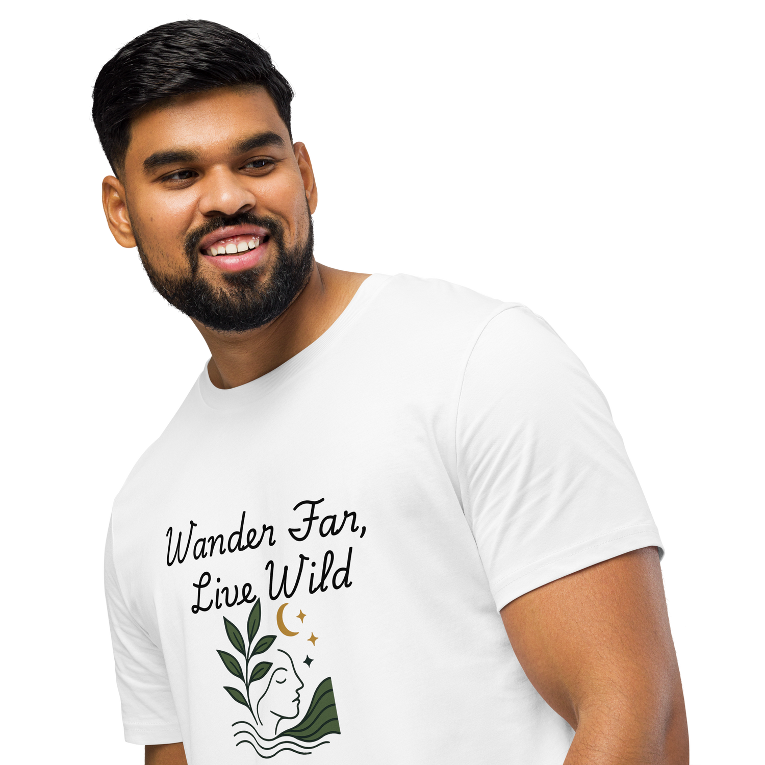 Wander Far, Live Wild T-Shirt - Comfortable Unisex Tee for Nature Lovers