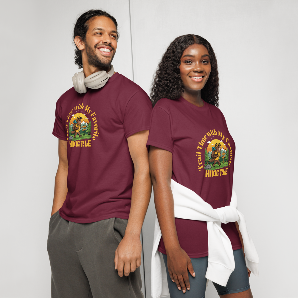 Adventure Trail Time Tee - Fun Unisex Jersey Short Sleeve T-Shirt for Outdoor Enthusiasts