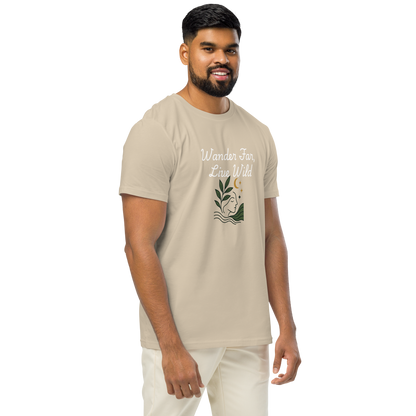 Wander Far, Live Wild T-Shirt - Comfortable Unisex Tee for Nature Lovers