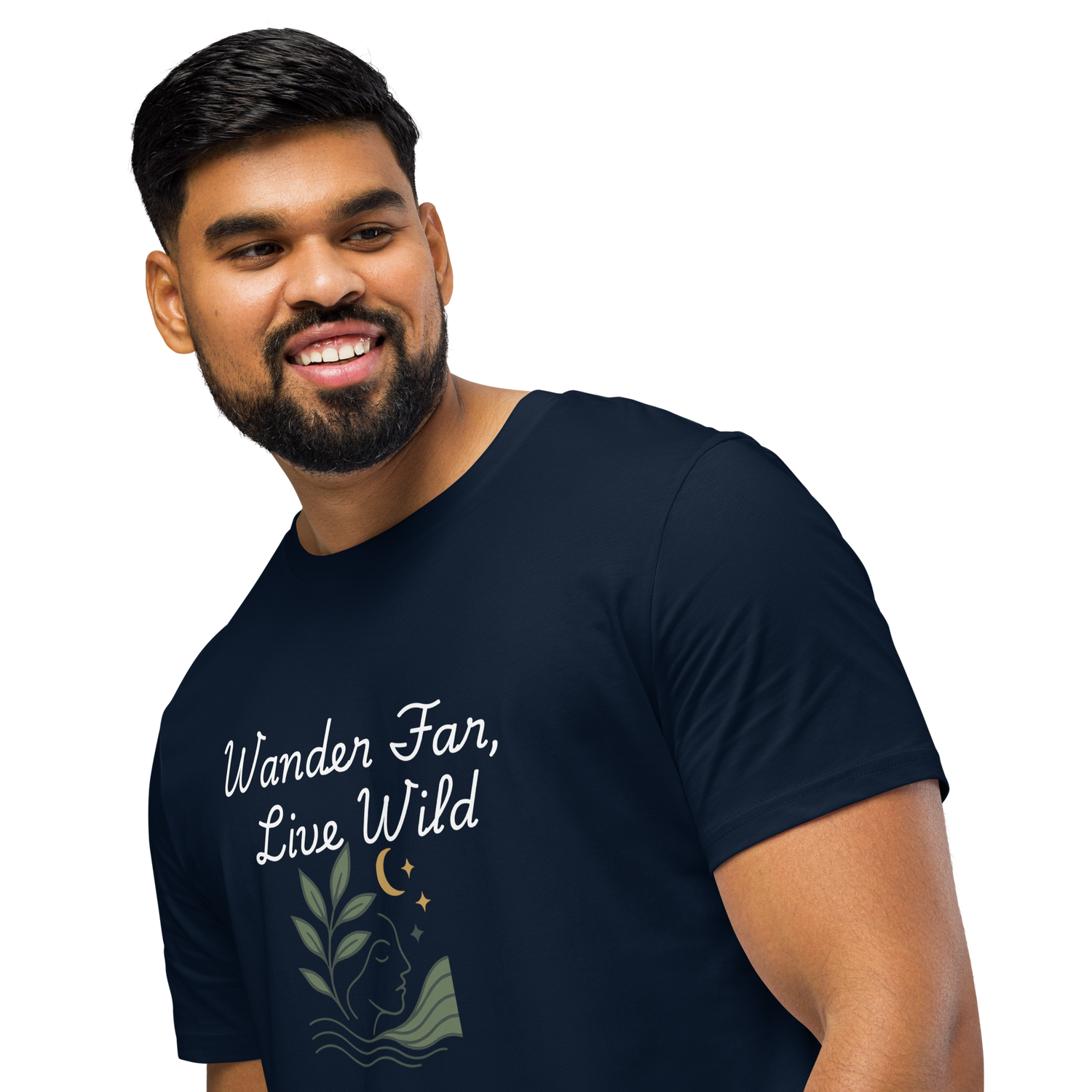 Wander Far, Live Wild T-Shirt - Comfortable Unisex Tee for Nature Lovers