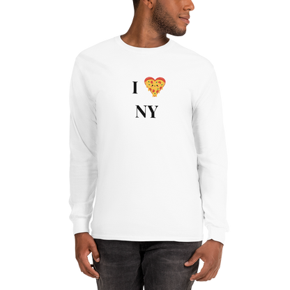I ❤️ NY Pizza Long Sleeve T-Shirt - Unisex hoodie with printed logo