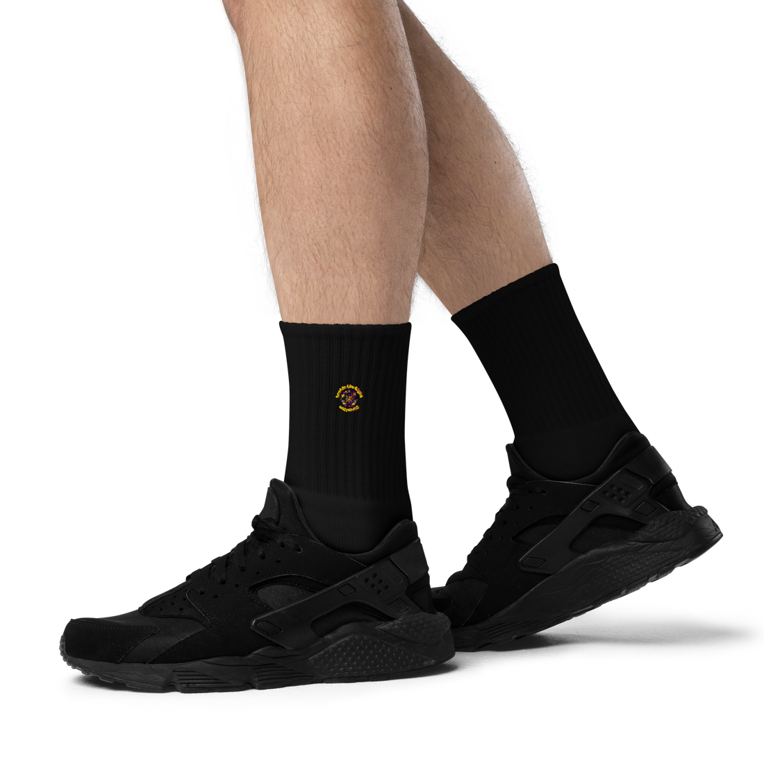 Inspirational Compass Sublimation Crew Socks - Direction in the Right