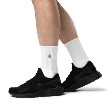 Inspirational Compass Sublimation Crew Socks - Direction in the Right