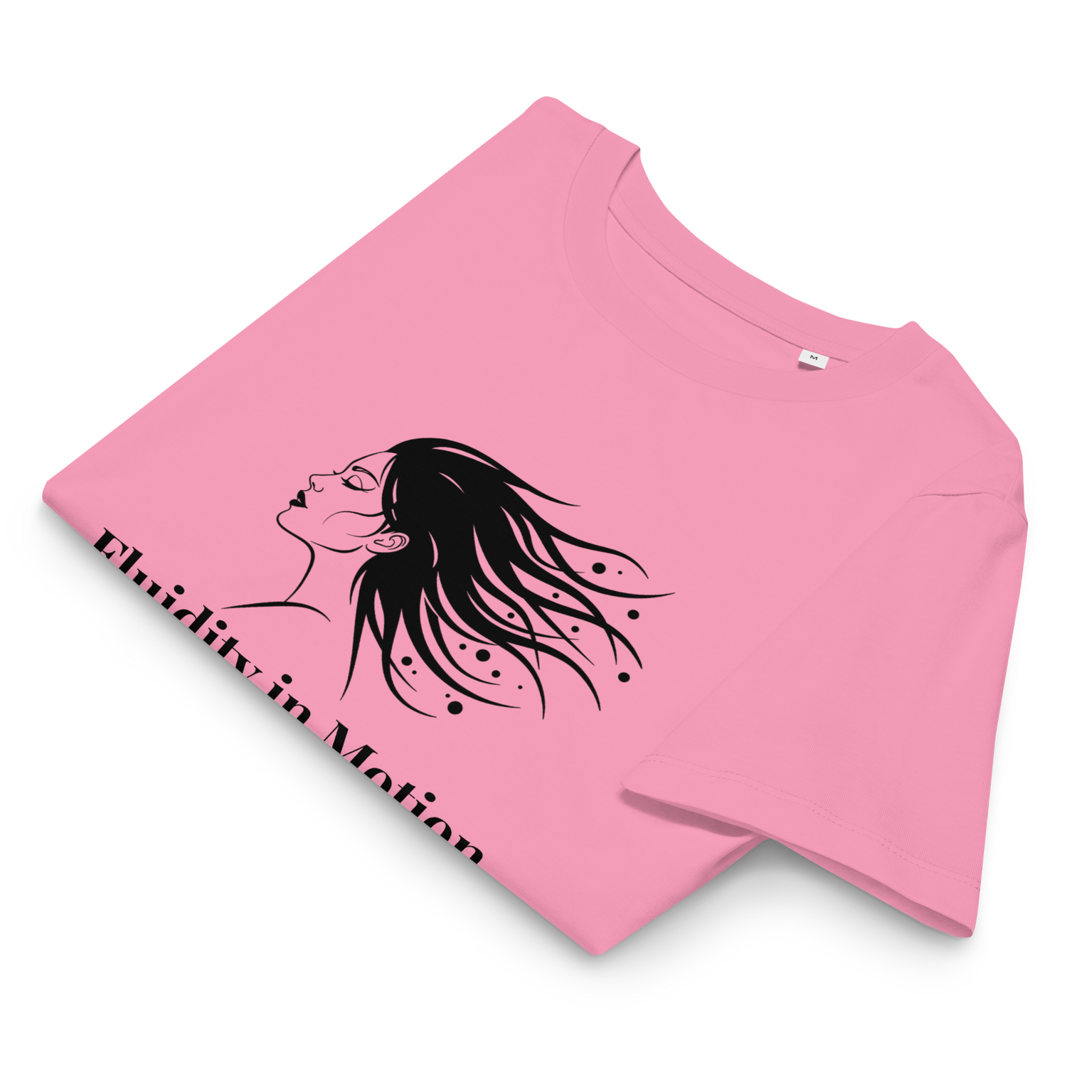 Flowing Beauty Tee - &quot;Fluidity in Motion&quot; Graphic Tee for Women