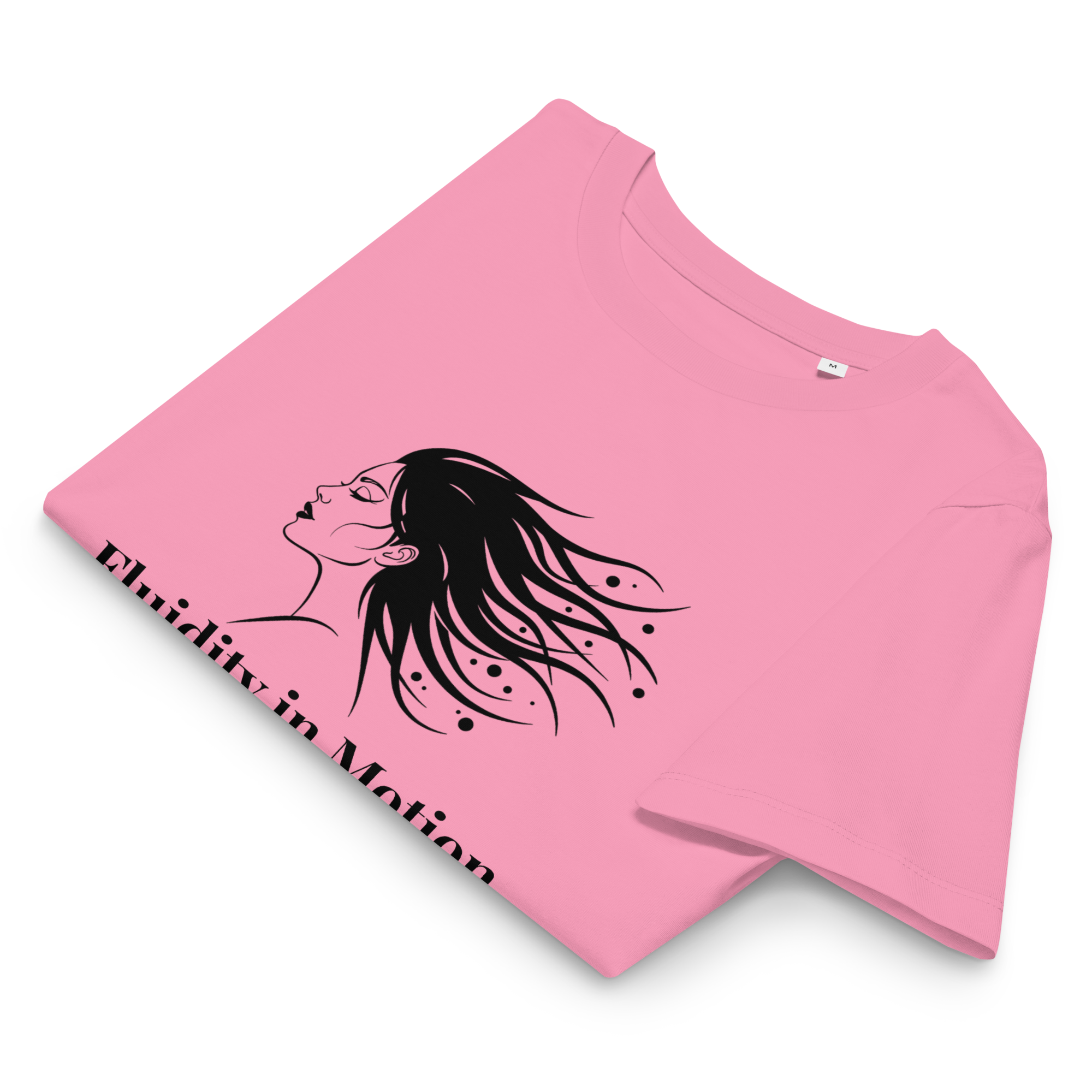 Flowing Beauty Tee - &quot;Fluidity in Motion&quot; Graphic Tee for Women