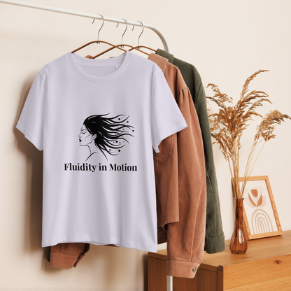 Flowing Beauty Tee - &quot;Fluidity in Motion&quot; Graphic Tee for Women