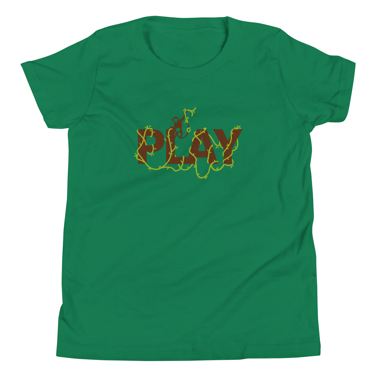 Playful Youth Short Sleeve Tee - Fun Nature-Inspired Design