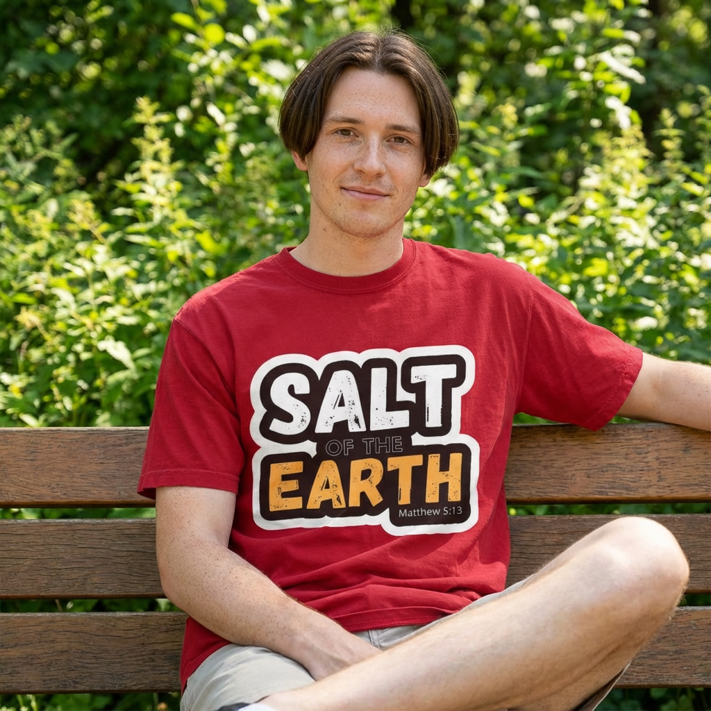 Salt of the Earth T-Shirt — Matthew 5:13 Christian Tee