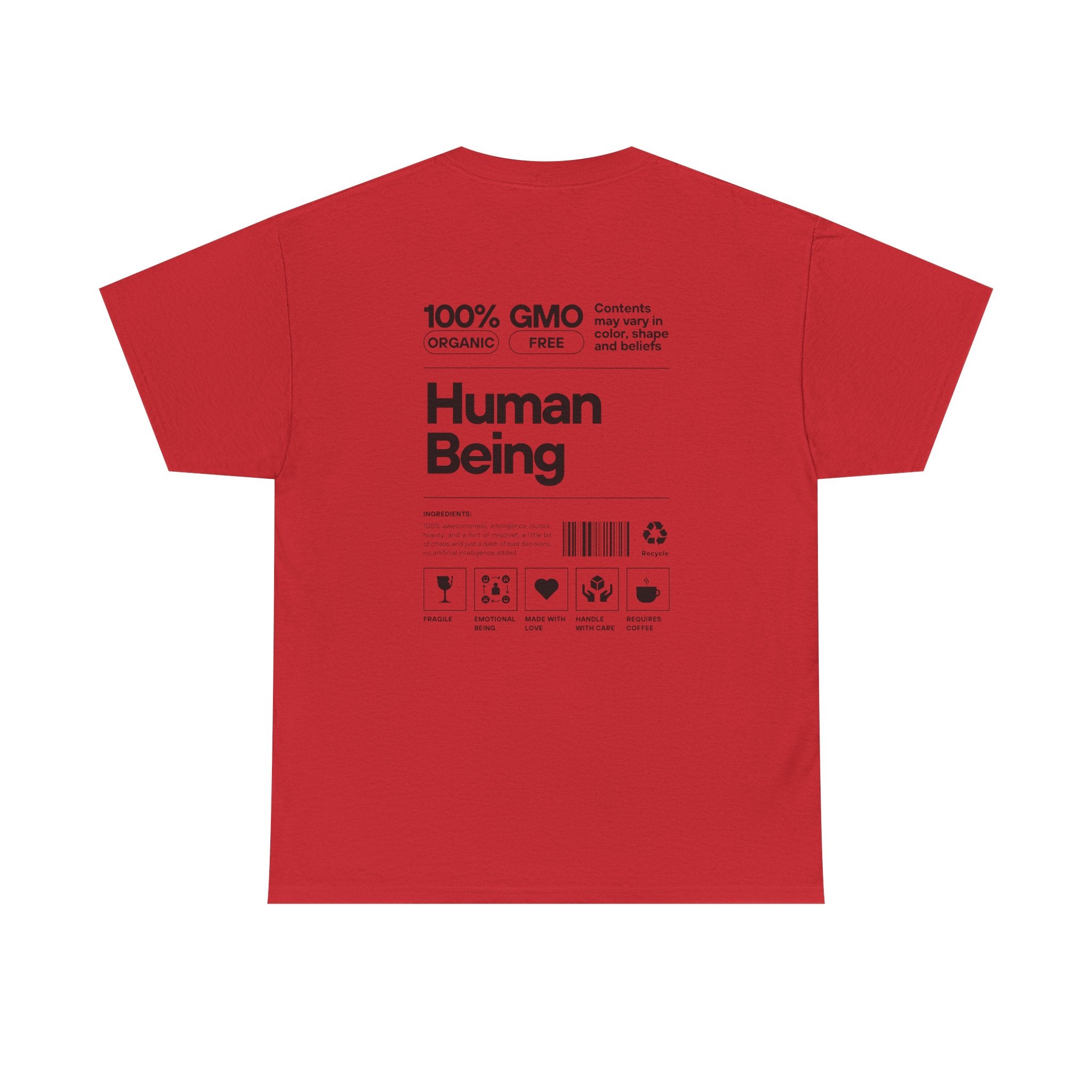 Human Being T-Shirt — 100% Organic Style Graphic Tee