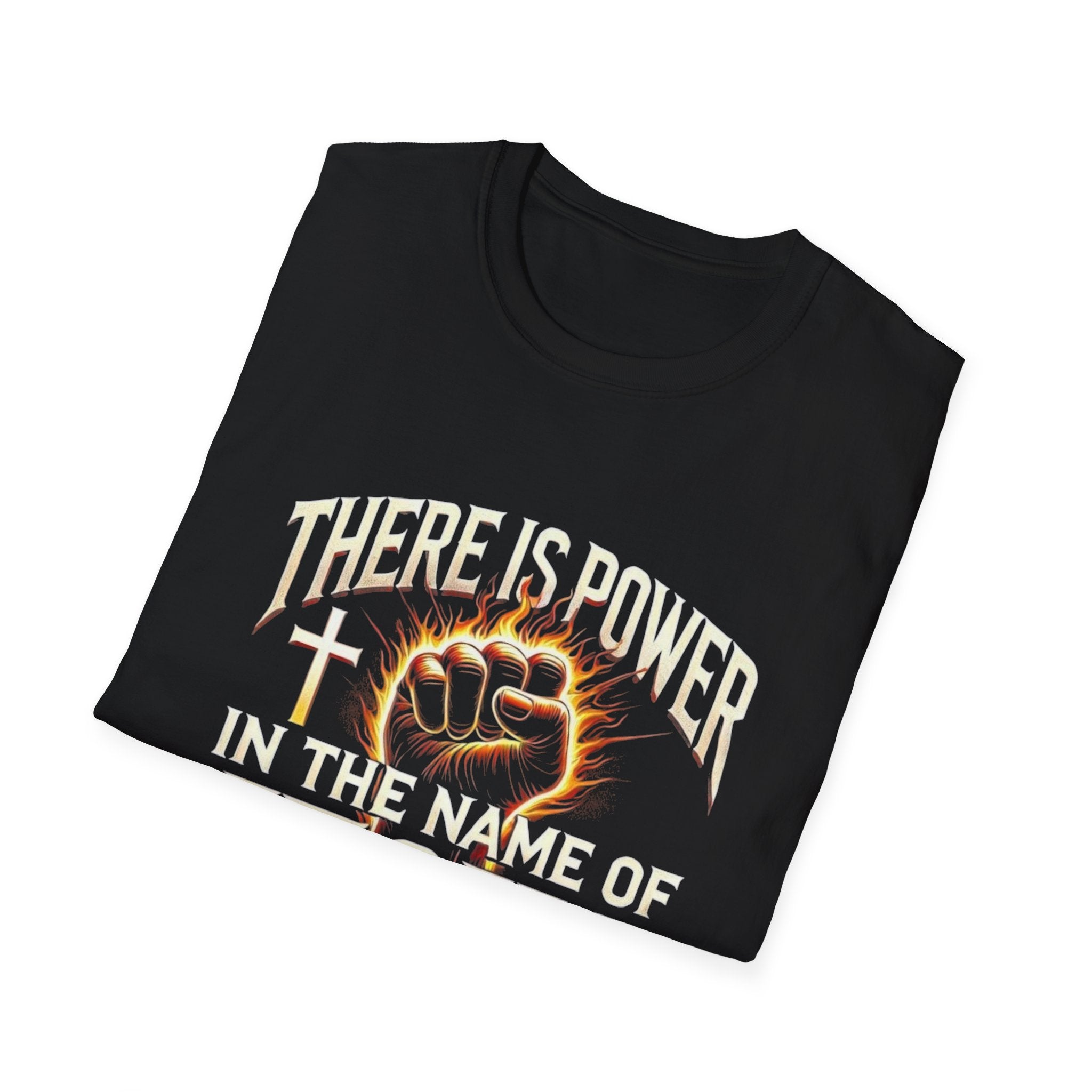 There Is Power In Jesus T-Shirt — Christian Faith Graphic Tee