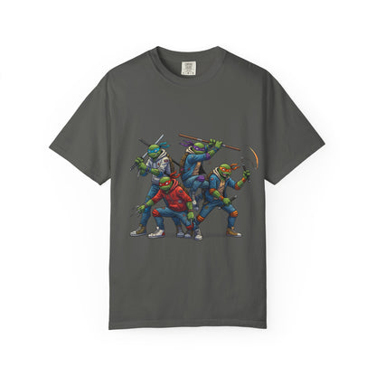 Trio T-Shirt | Retro Comic Heroes, Action Pose