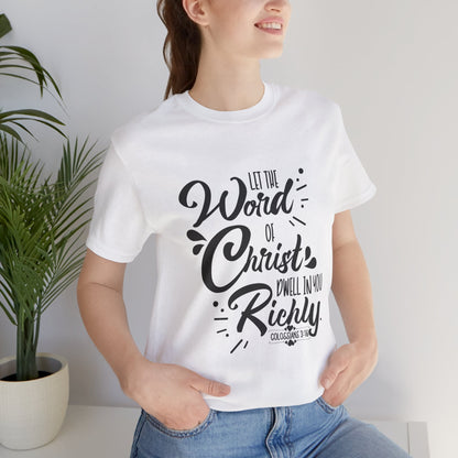 Eco-Friendly Unisex Graphic Tee — Sustainable Jersey Short Sleeve