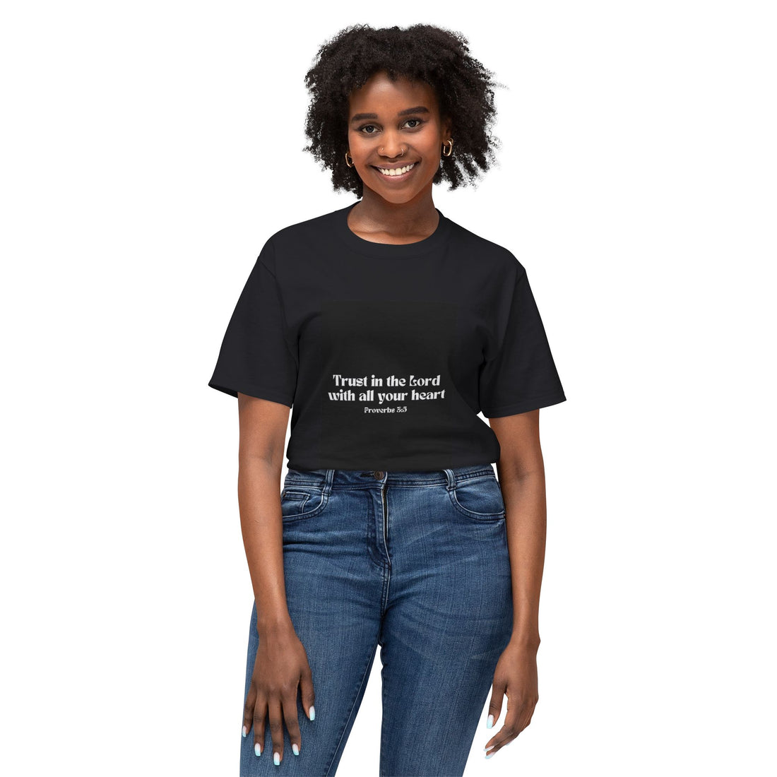 Inspirational Proverbs 3:5 Unisex HD Cotton T-Shirt