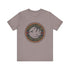 Unisex Graphic Tee - Paradise Surfing Printed Tee - Eco Jersey Shirt .