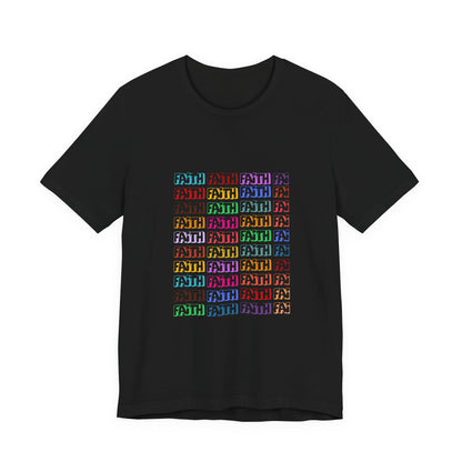 Colorful Textured Unisex Jersey Tee - Trendy Casual Wear